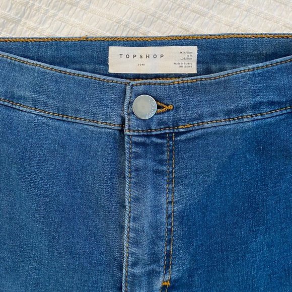 TopShop Blue Skinny Jeans - Picture 2 of 9